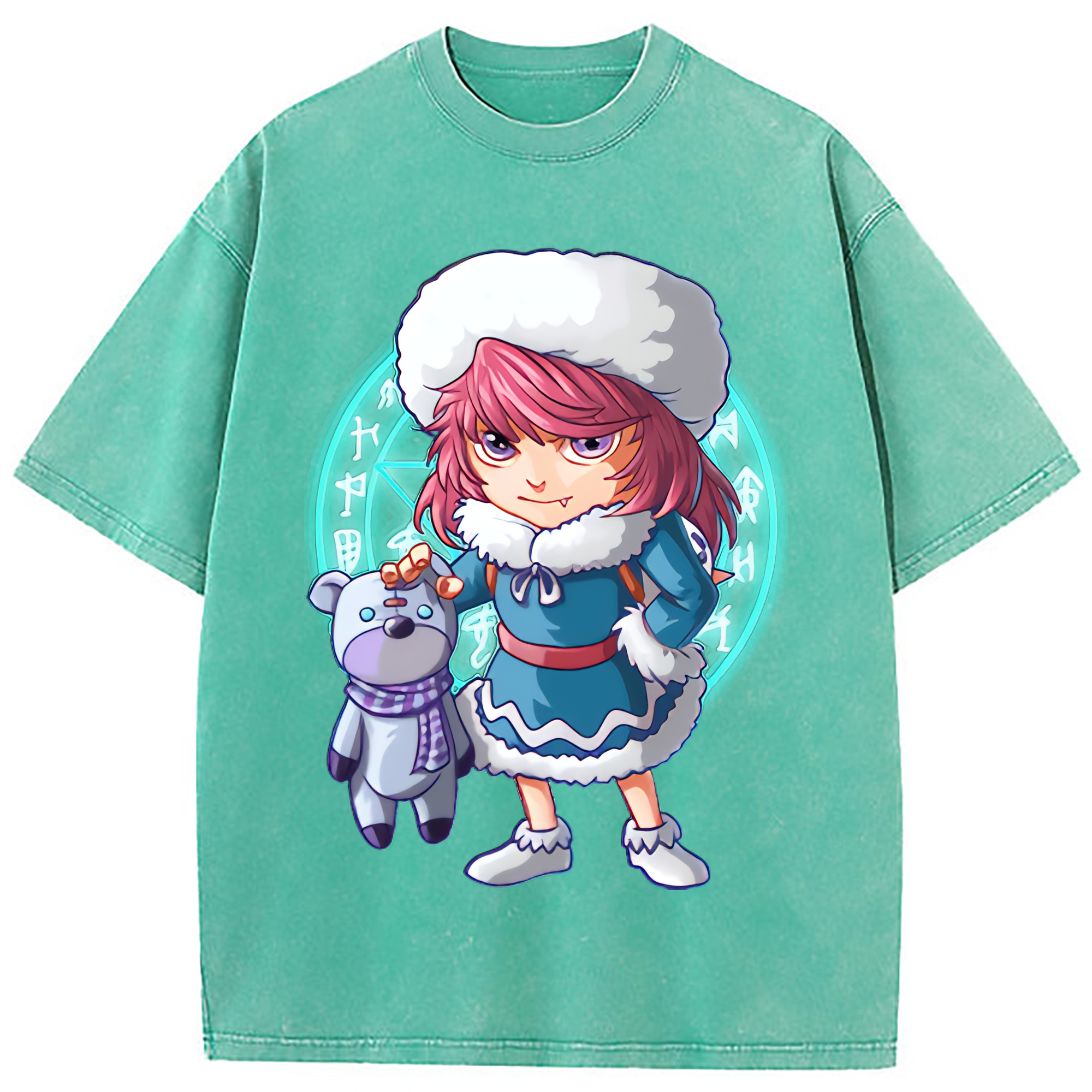 （画像用） リーグ・オブ・レジェンド League of Legends LOL 綿100% ヴィンテージ風 半袖Tシャツ（フロントプリント）